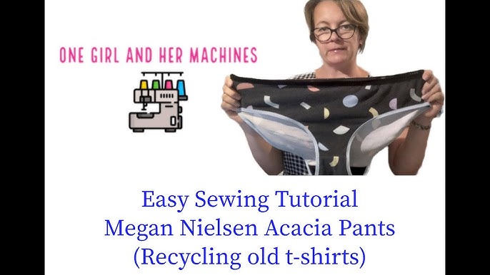 Sew underwear: free pattern Acacia by Megan Nielsen 