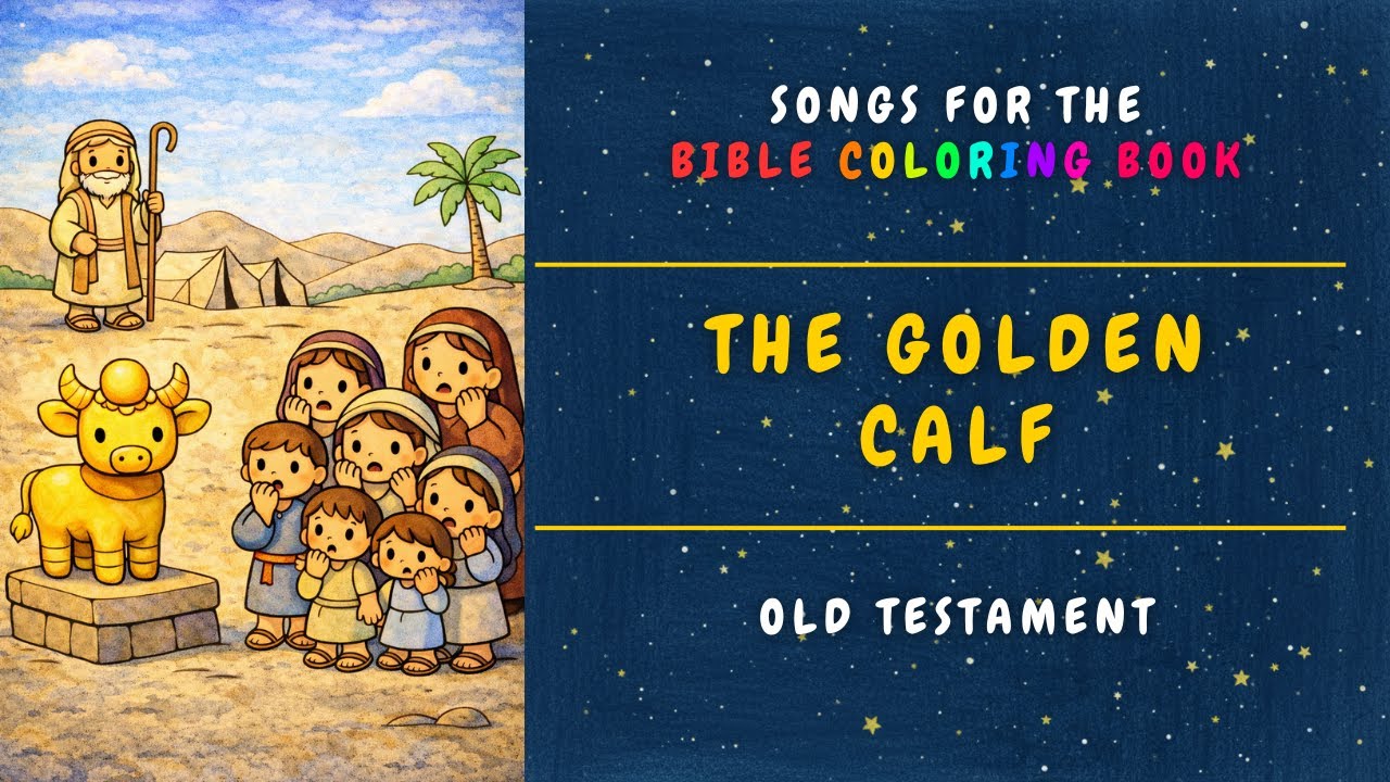 The Golden Calf as a joyful kids Bible song in a lively Irish dance style with fiddles and claps.
