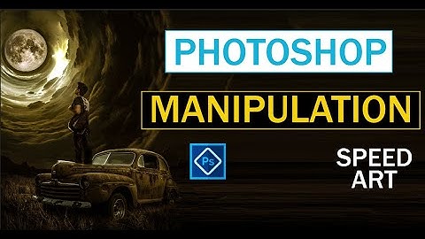 The Moon Portal Photoshop Manipulation | photoshop tutorial | Speed Art