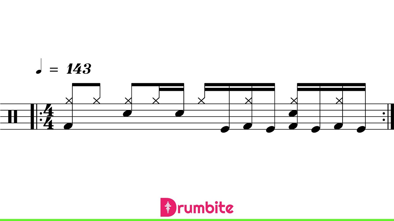 Double Bass Drum Practice Drum Beat YouTube