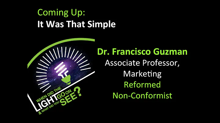Dr. Francisco Guzman presents It Was That Simple