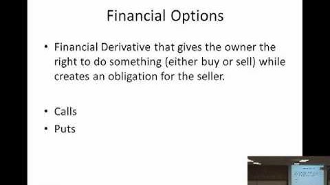 A brief Introduction to Financial Derivatives