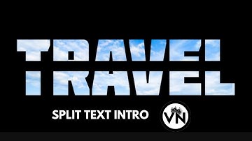 Split Screen Text Animation in VN Video Editor Ultimate Version 2025 iOS 18.3