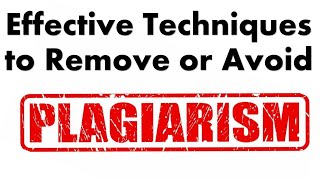 How to Avoid/ Remove Plagiarism for Research Paper/ PhD Thesis at 3 Stages #ResearchMadeSimple