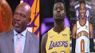 James Worthy reacts on Lakers being interested to Julius Randle for Russell Westbrook!