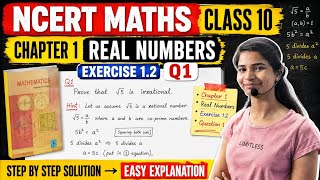 Real Numbers Chapter Easy Solution NCERT Maths Class 10 Exercise 1.2 Q-1 #maths #ncert #education