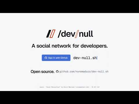 Non-official dev-null.sh presentation showcase
