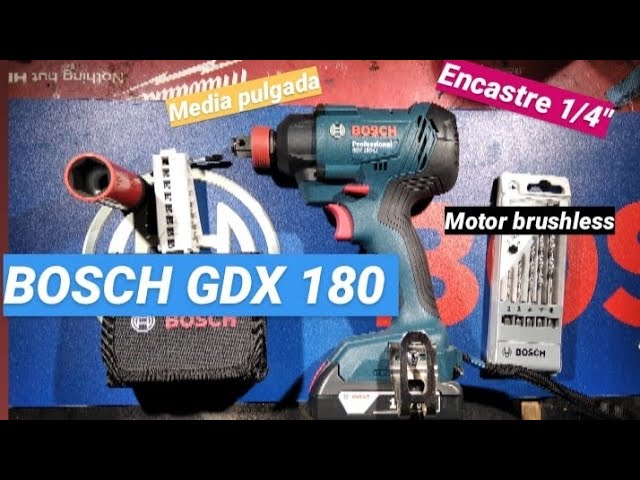 Bosch GDX 180-Li Professional unboxing en español - llave de impacto doble  Bosch (Gonzalo Zapata) 