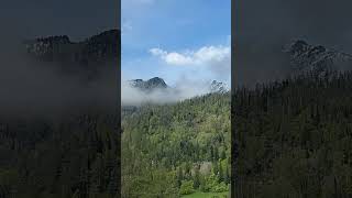 Таймлапс облаков на Алтае в долине реки Кумир #travel #горы #облака #shorts