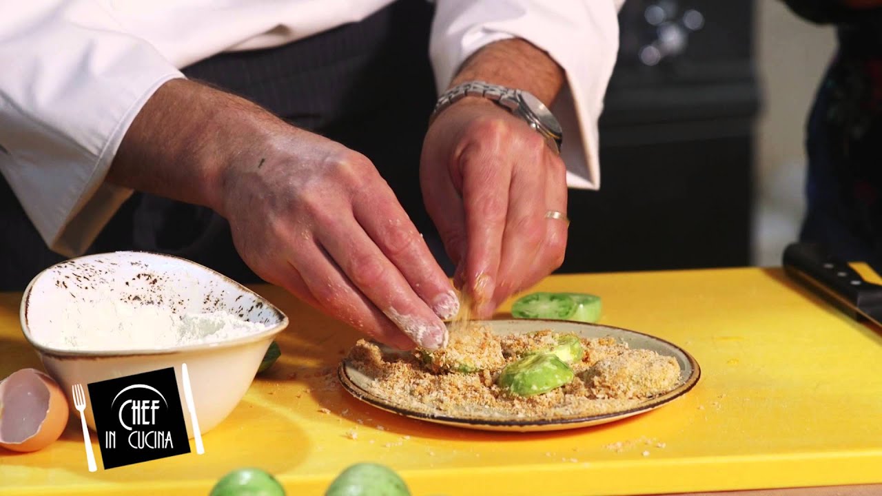 Chef in Cucina - Pomodori verdi fritti