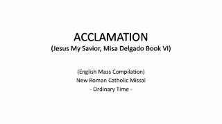 Acclamation Misa Delgado Book Vi Please Dont Forget To Like And Subscribe