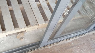 sửa cửa sắt 1 cánh kết hợp lùa thành cửa lùa 4 cánh , kính trắng cường lực