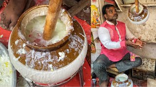 Flying Lassi of Mathura🛸🛸 फुल देसी सौदा👌🏻👌🏻 Indian Street Food | Uttar Pradesh