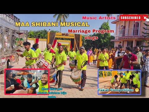 Marriage Program Vlog!!Best Vlog!! Maa Shibani Musical Raphakhal!!Music Artists...