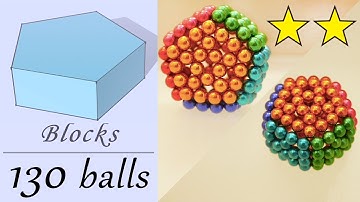 Tutorial 114 - Perfect Pentagonal Prism with Buckyballs Toys