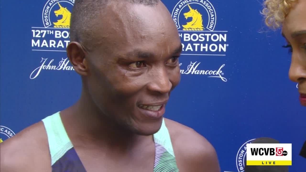 Evans Chebet repeats as men's champ at Boston Marathon; Hellen ...