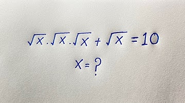 Maths olympiad | A tricky math olympiad question | Find the value of X?
