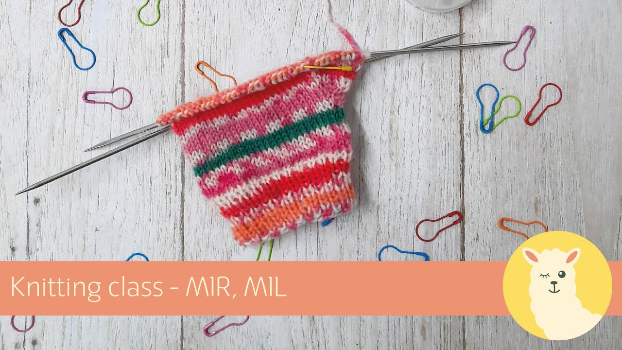 Knitting Class Make One Right, Make One Left (M1R, M1L) YouTube