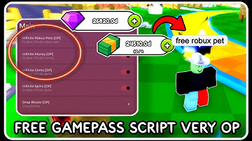 [ FE ] FREE Gamepass Giver Script - ROBLOX SCRIPTS - Free Robux Pets, Infinite Everything