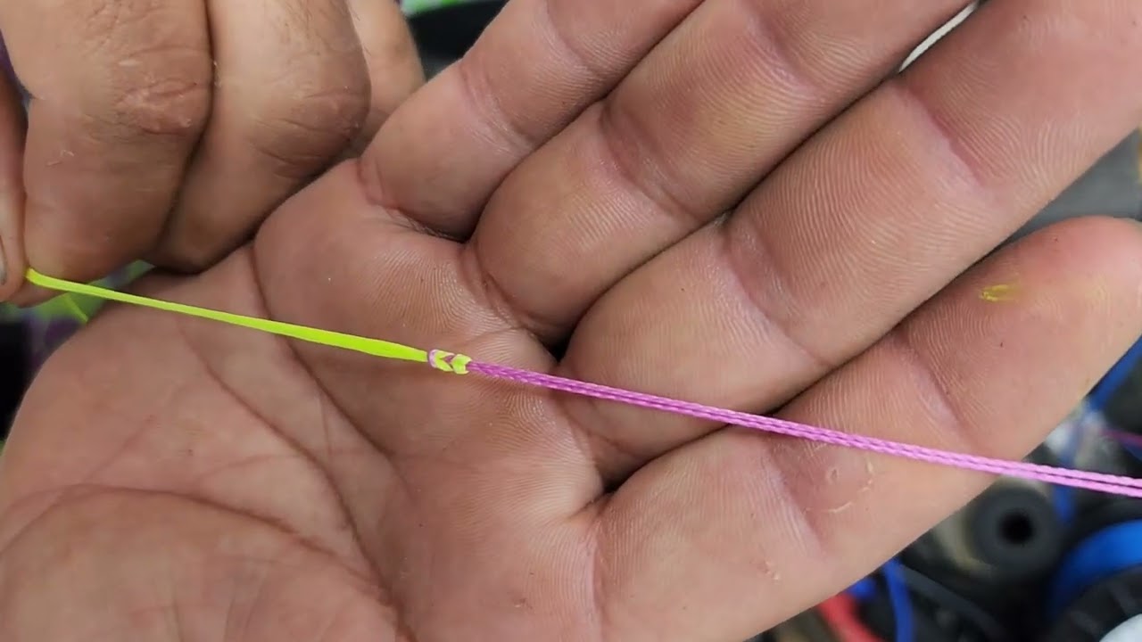 How to Make a Wind-On Topshot  Using Hollow-Core Braid to Connect