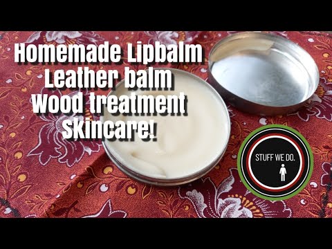 How To Make DIY Beeswax Leather Conditioner Balm - Misfit Gardening