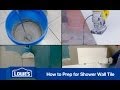How To Prep and Tile a Shower