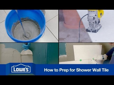 How To Prep and Tile a Shower