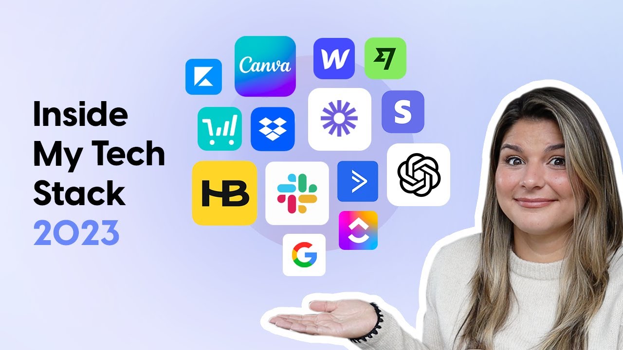 Inside My Tech Stack 2023 | inside look at how I run my business - YouTube