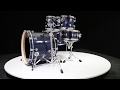 DW Performance Series 6 PC shell pack 10/12/14/16/22/14SD - Indigo Glass