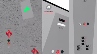 Scenic Schindler 700A (mod. Schindler) Traction Elevator at Bangles Blvd PD - ROBLOX City