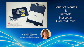 Bouquet Blooms Gatefold Card