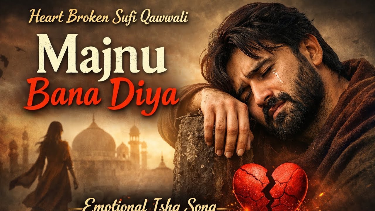 Majnu Bana Diya | Heart Broken Sufi Song 2026 | Emotional Ishq Qawwali🔖 Hashtags:#MajnuBanadiya