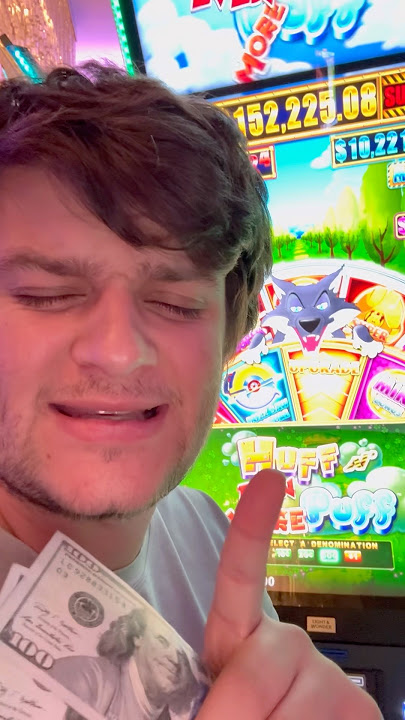 This machine has to be lucky right? #gambling #casino #money #comedy #slots