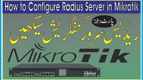How to Configure Radius Server in Mikrotik | Radius Server With hotspot Server configuration  Hindi