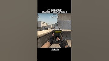 How the bomb C4 changed in Counter Strike #cs #cs16 #cssource #csgo #cs2 #retrogaming #cshistory