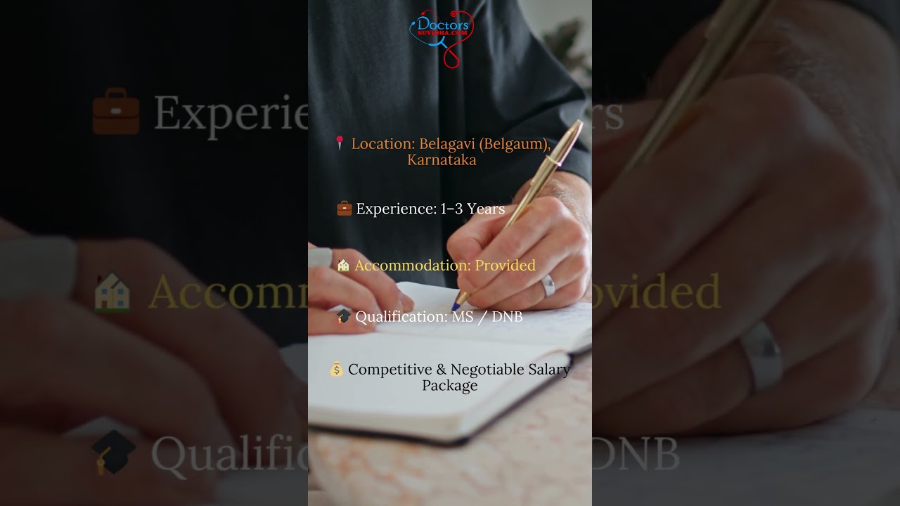 👁️‍🗨️ WE’RE HIRING — OPHTHALMOLOGIST (PHACO SURGEON) | BELAGAVI (BELGAUM), KARNATAKA