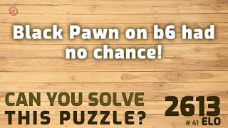 Black Pawn On B6 Had No Chance Hard And Fast Puzzles Nakamura Vs Mvl