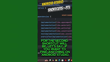 Android Studio Shortcuts Pt 1