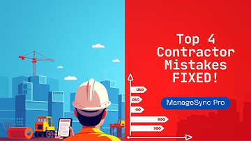 Top 4 Contractor Mistakes & How ManageSync Pro Fixes Them