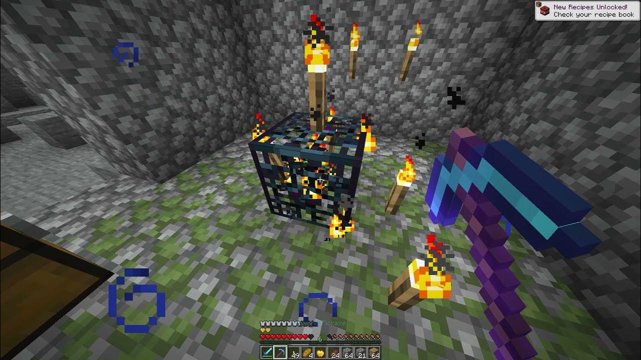 Silk touch spawner... YouTube