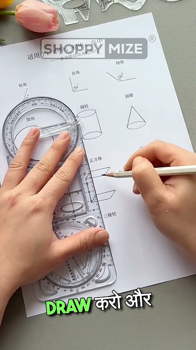 Multifunctional Geometry Ruler – The Ultimate Tool for Precision Drawing, Designing & DIY Projects!