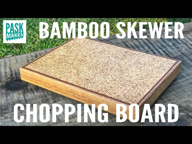 Making a Chopping Board from Bamboo Skewers class=