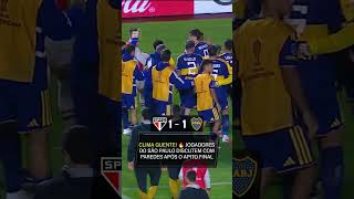 CLIMA QUENTE NO MORUMBIS! JOGADORES DE SÃO PAULO E BOCA JUNIORS DISCUTIRAM