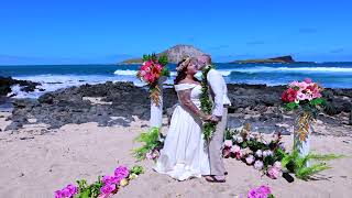 Tyler &amp; Lacy Wedding in Hawaii beach ceremony highlight