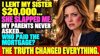 I Lent My Sister $20,000 And Got Slapped—My Parents Never Asked Where The Mortgage Money Came From