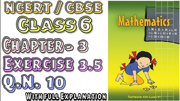 Playing with Numbers | Class 6 Maths | Exercise 3.5 Question 10 | Chapter 3 | NCERT | Md Sir