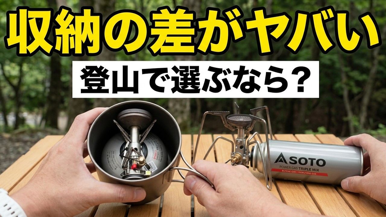 登山用バーナーはOD缶とCB缶のどっちが正解？パッキングと重量で選ぶ基準