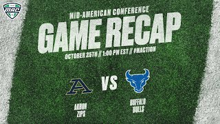 Condensed Game: Akron 24, Buffalo 16 | 10.25.25