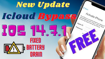 FREE Untethered iCloud Bypass iOS 14 7 1 Working 100%  Fix Restart, No Battery Drain