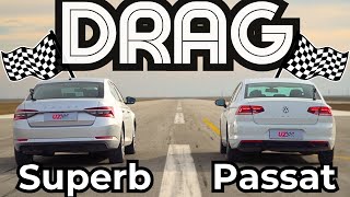 Passat 1.5 TSI vs. Superb 1.5 TSI Drag Yarışı | LateRunners ile Pistimizdeyiz! Volkswagen v Skoda